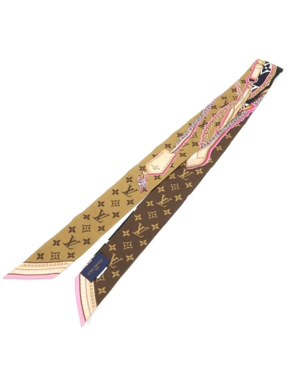 Louis Vuitton Monogram Bandeau BB Ultimate Silk Scarf